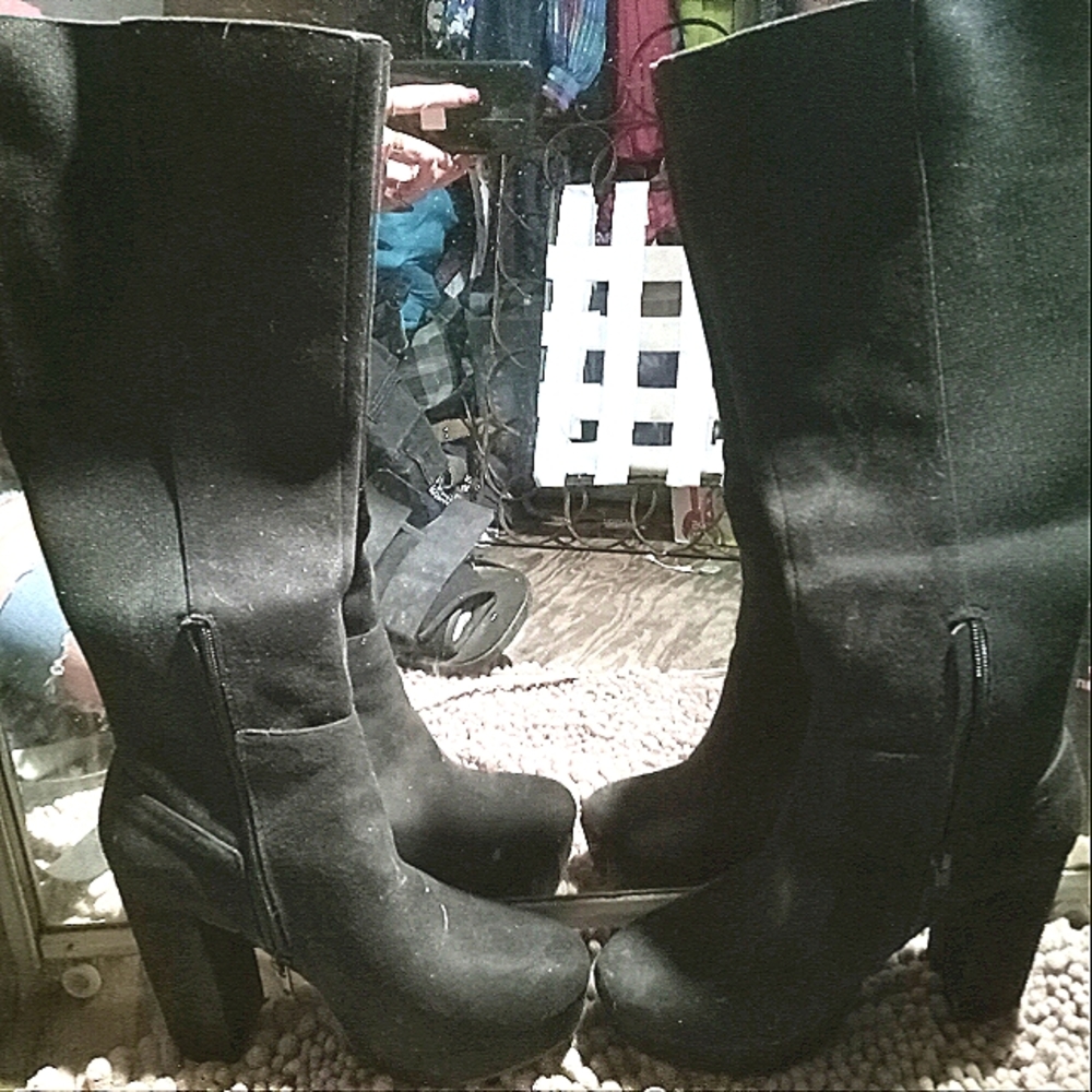 Women's Fashion/Winter wide wedge Boots